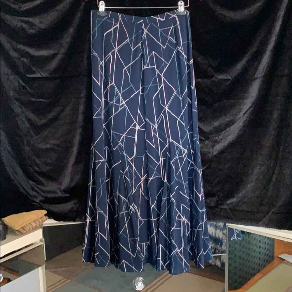 Never-Worn Navy Floor-length Skirt